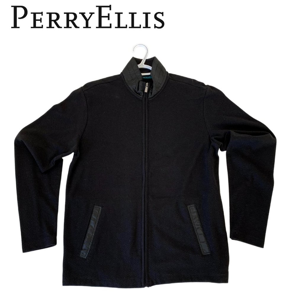 Perry Ellis - Men's Full Zip Sweater